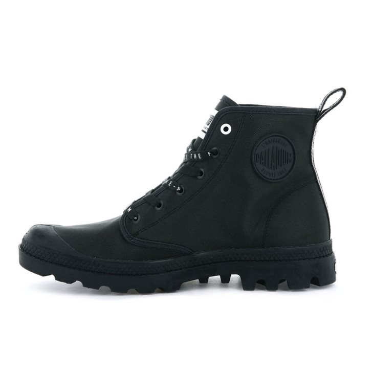 Palladium Pampa Hi Future Men's Boots Black | UK F051-GTZ